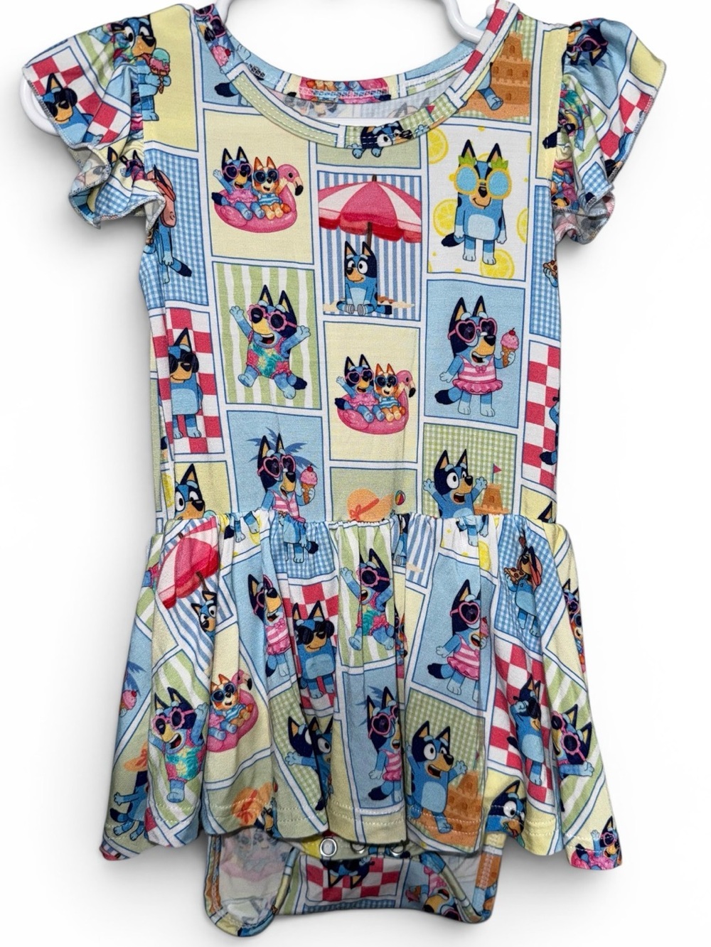 Bluey Summer Bodysuit Twirl Dress